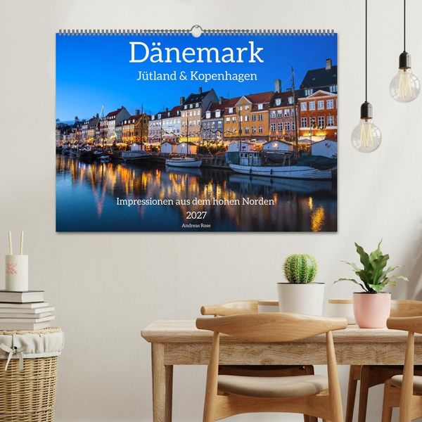 Produktbild: D&auml;nemark - J&uuml;tland & Kopenhagen, Impressionen aus dem hohen Norden (Wandkalender 2027 DIN A2 quer), CALVENDO Monatskalender