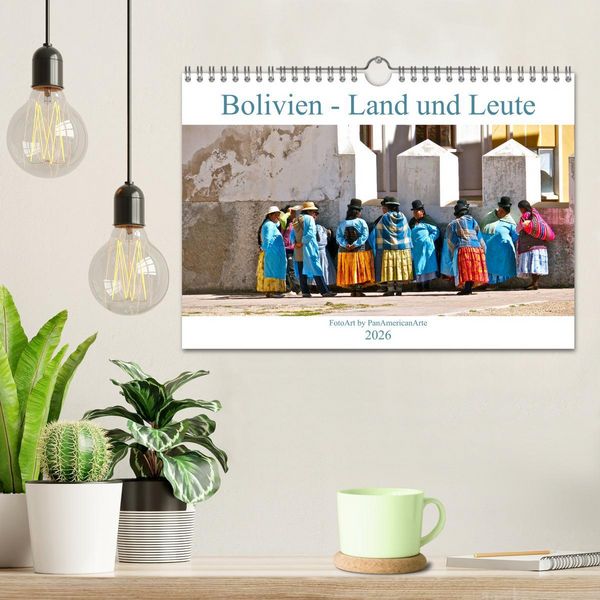 Produktbild: Bolivien - Land und Leute (Wandkalender 2026 DIN A4 quer), CALVENDO Monatskalender