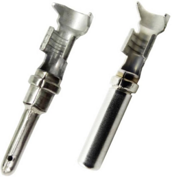 Produktbild: TOOLCRAFT PLE-0K4 Crimp-Eins&auml;tze Geeignet f&uuml;r Stecker: DEUTSCH Quetschbereich AWG: 16 bis 20 awg Passend f&uuml;r Marke (Zangen): TOOLCRAFT PZ-500