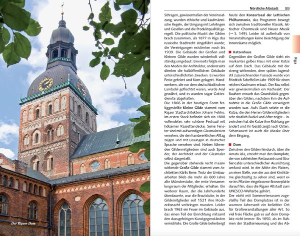 TRESCHER Reiseführer Riga, Tallinn, Vilnius