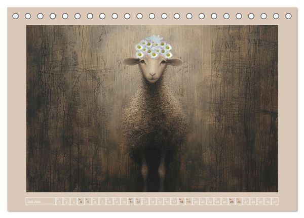 Produktbild: Sch&auml;fchenparade (Tischkalender 2026 DIN A5 quer), CALVENDO Monatskalender