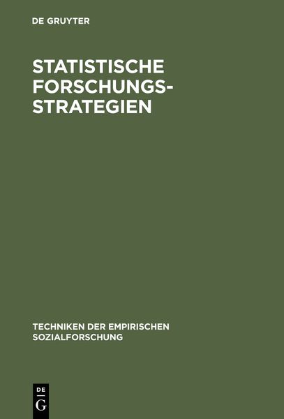 Produktbild: Statistische Forschungsstrategien