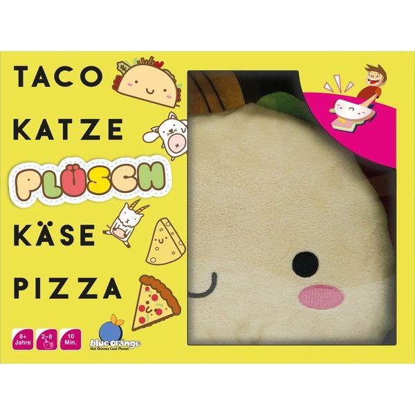 Produktbild: Blue Orange - Taco Katze: Pl&uuml;sch K&auml;se Pizza, Partyspiel