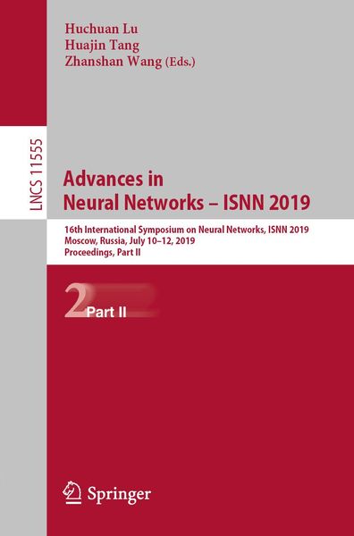 Produktbild: Advances in Neural Networks - ISNN 2019