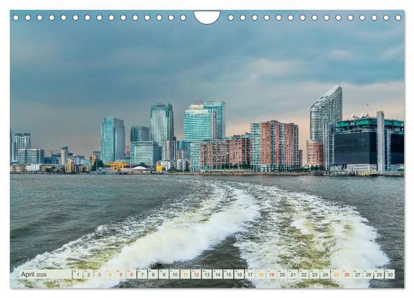 Produktbild: B&uuml;hne frei f&uuml;r London und die Themse (Wandkalender 2026 DIN A4 quer), CALVENDO Monatskalender