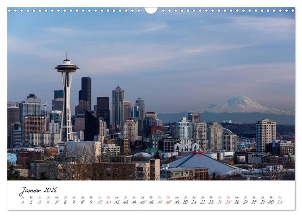 Produktbild: Eine Reise nach Seattle (Wandkalender 2026 DIN A3 quer), CALVENDO Monatskalender