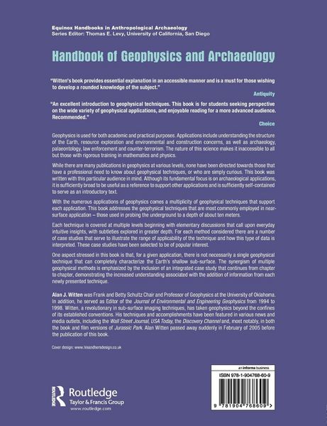 Produktbild: Handbook of Geophysics and Archaeology