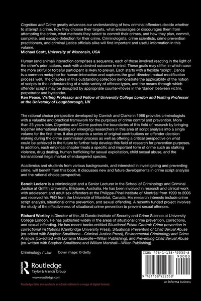 Produktbild: Cognition and Crime