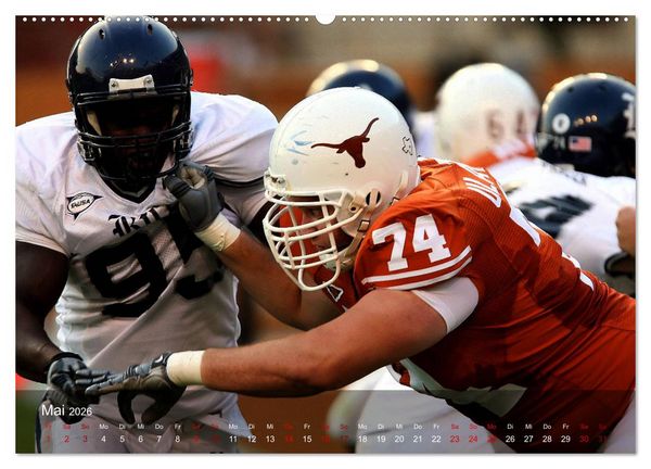 Produktbild: American Football - Touchdown (Wandkalender 2026 DIN A2 quer), CALVENDO Monatskalender