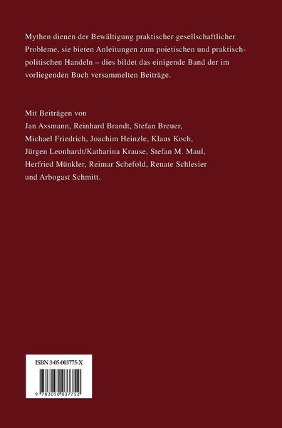 Produktbild: Mythos und Mythologie