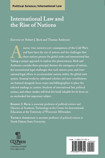 Produktbild: International Law and the Rise of Nations