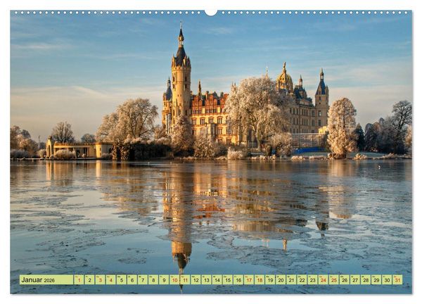 Produktbild: Schwerin - Welterbe (Wandkalender 2026 DIN A2 quer), CALVENDO Monatskalender
