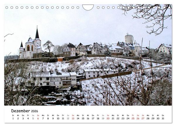 Produktbild: Die sch&ouml;nsten Orte der Eifel - Reifferscheid (Wandkalender 2026 DIN A4 quer), CALVENDO Monatskalender