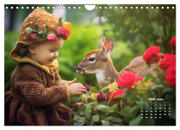 Produktbild: Kleine Herzen, Gro&szlig;e Liebe: Ein Jahr voller Freude und Entz&uuml;cken (Wandkalender 2026 DIN A4 quer), CALVENDO Monatskalender
