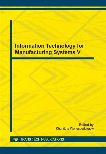 Produktbild: Information Technology for Manufacturing Systems V