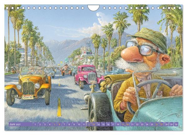 Produktbild: Verkehrschaos - Wahnsinn trifft Humor (Wandkalender 2027 DIN A4 quer), CALVENDO Monatskalender