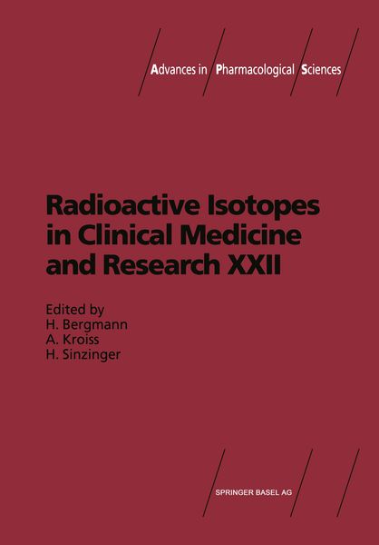 Produktbild: Radioactive Isotopes in Clinical Medicine and Research