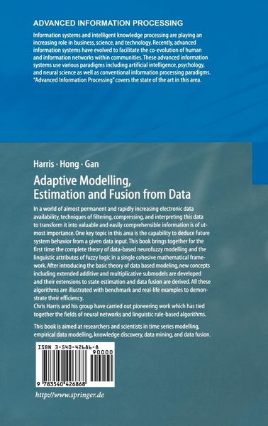 Produktbild: Adaptive Modelling, Estimation and Fusion from Data
