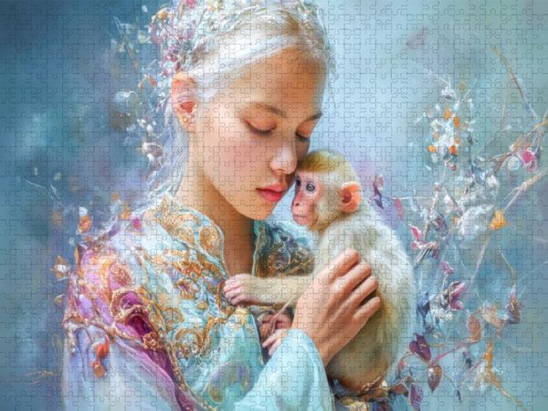 Produktbild: CALVENDO Puzzle Paradiesische Welt | 1000 Teile Lege-Gr&ouml;&szlig;e 64x48cm Foto-Puzzle f&uuml;r gl&uuml;ckliche Stunden