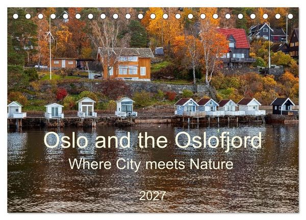 Produktbild: Oslo and the Oslofjord (Desk Calendar 2027 DIN A5 landscape), CALVENDO 12 Month DeskCalendar