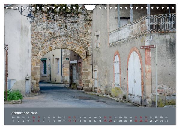 Produktbild: Bourbonnais en Auvergne (Calendrier mural 2026 DIN A4 vertical), CALVENDO calendrier mensuel