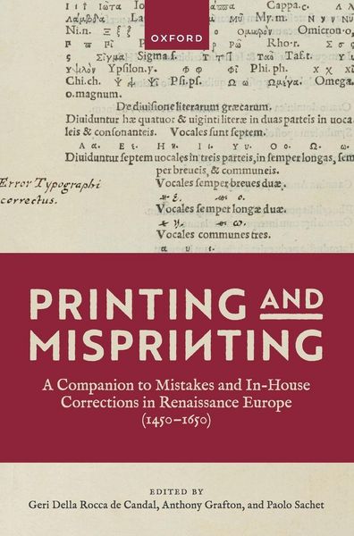 Produktbild: Printing and Misprinting