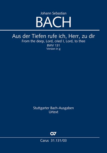 Produktbild: Aus der Tiefen rufe ich, Herr, zu dir (Klavierauszug)
