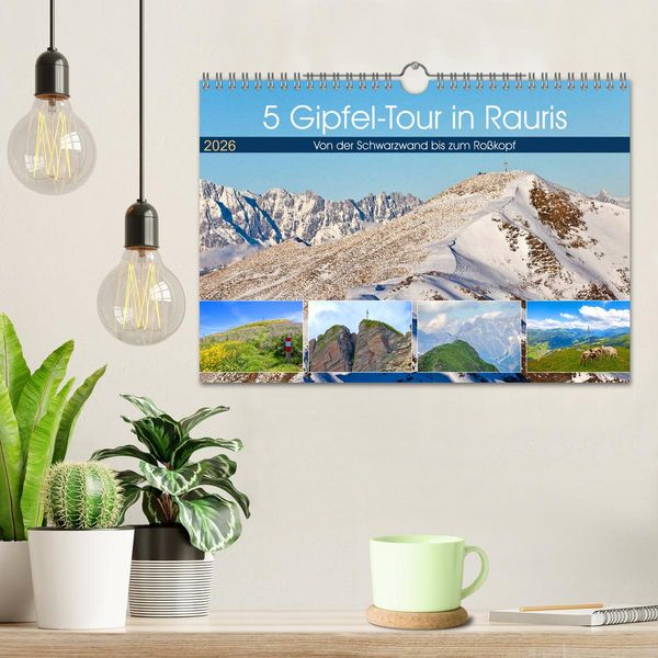 Produktbild: 5 Gipfel-Tour in Rauris (Wandkalender 2026 DIN A4 quer), CALVENDO Monatskalender