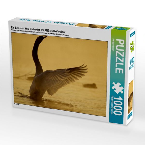 CALVENDO Puzzle Ein Bild aus dem Kalender SWANS / UK-Version | 1000 Teile Lege-Größe 64x48cm Foto-Puzzle für glückliche Stunden
