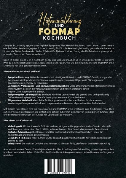 Produktbild: Histaminintoleranz und Fodmap Kochbuch