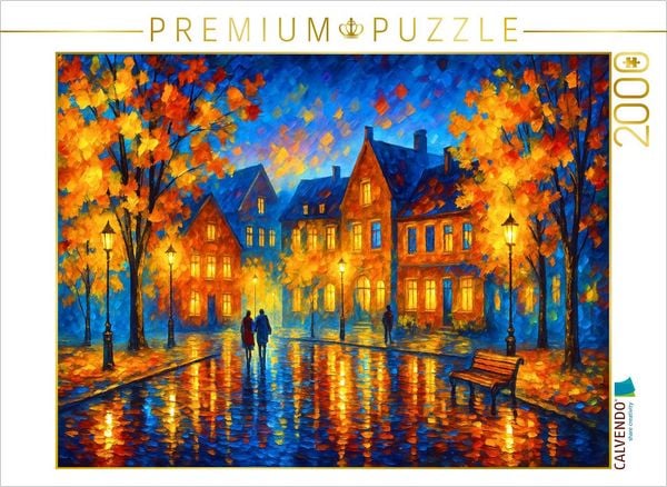 Produktbild: CALVENDO Puzzle Abendstimmung in der Kleinstadt | 2000 Teile Lege-Gr&ouml;&szlig;e 90x67cm Foto-Puzzle f&uuml;r gl&uuml;ckliche Stunden