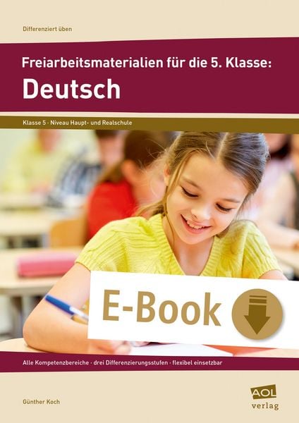 Produktbild: Freiarbeitsmaterialien f&uuml;r die 5. Klasse: Deutsch