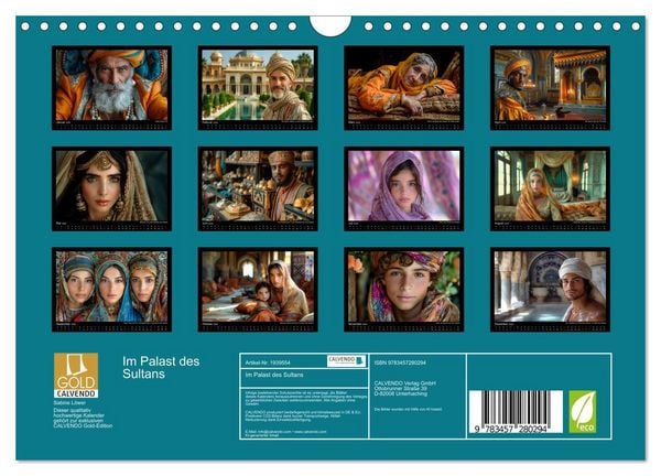Produktbild: Im Palast des Sultans (Wandkalender 2026 DIN A4 quer), CALVENDO Monatskalender