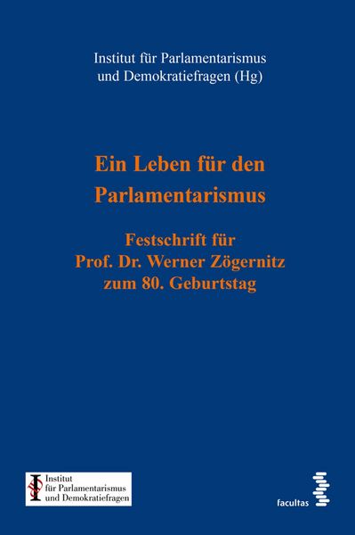 Produktbild: Ein Leben f&uuml;r den Parlamentarismus