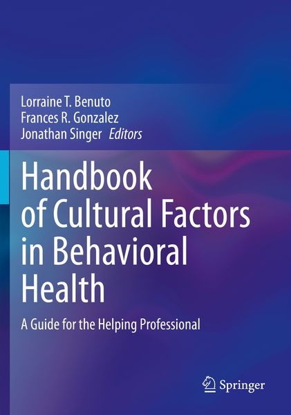 Produktbild: Handbook of Cultural Factors in Behavioral Health