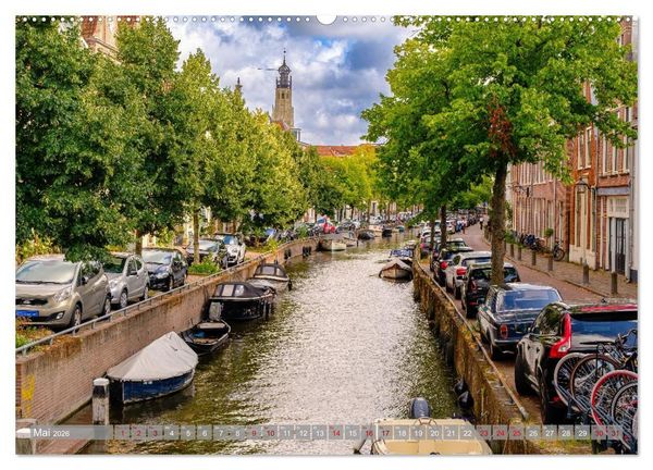 Produktbild: Ein Blick auf Haarlem (hochwertiger Premium Wandkalender 2026 DIN A2 quer), Kunstdruck in Hochglanz