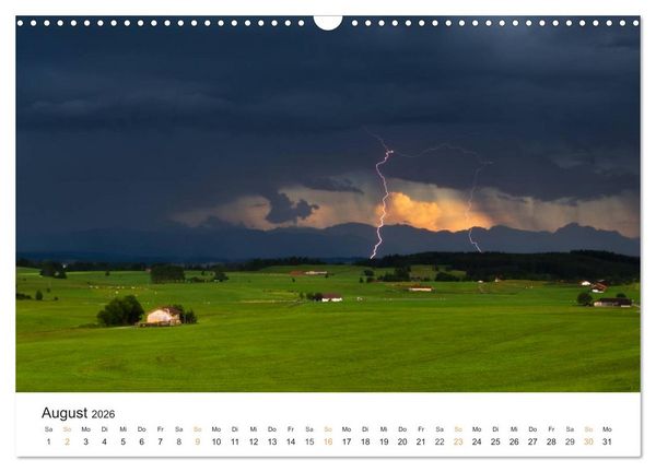 Produktbild: Faszination Gewitter (Wandkalender 2026 DIN A3 quer), CALVENDO Monatskalender