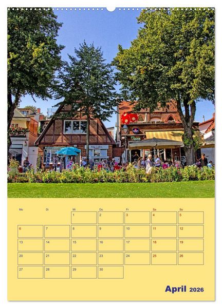 Produktbild: Sehnsuchtsort Warnem&uuml;nde (Wandkalender 2026 DIN A2 hoch), CALVENDO Monatskalender