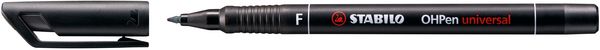 Produktbild: STABILO Folienstift OHPen F 0,7mm permanent schwarz