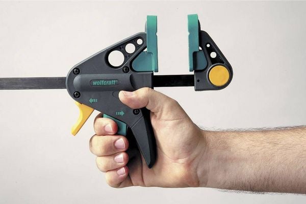 Produktbild: Wolfcraft 3457000 Einhandzwinge Spann-Weite (max.):300mm Ausladungs-Ma&szlig;e:65mm