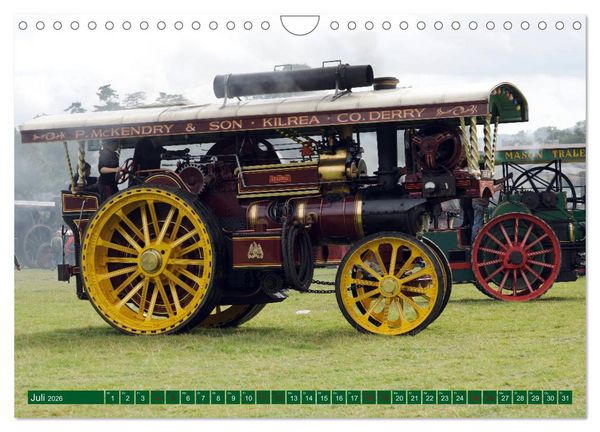 Produktbild: Irish Steam - 50. Dampftreffen in Stradbally (Wandkalender 2026 DIN A4 quer), CALVENDO Monatskalender