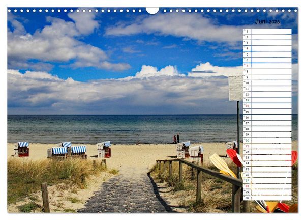 Produktbild: Ostseebad Boltenhagen - Sehnsuchtsort an der Ostsee (Wandkalender 2026 DIN A3 quer), CALVENDO Monatskalender
