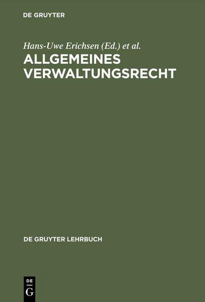 Produktbild: Allgemeines Verwaltungsrecht