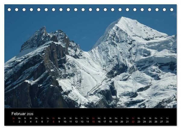 Produktbild: Die Welt der Berge (Tischkalender 2026 DIN A5 quer), CALVENDO Monatskalender