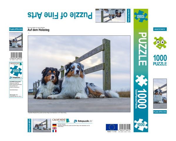 Produktbild: CALVENDO Puzzle Auf dem Holzsteg 1000 Teile Lege-Gr&ouml;&szlig;e 640 x 480 cm Foto-Puzzle Bild von Annett Mirsberger