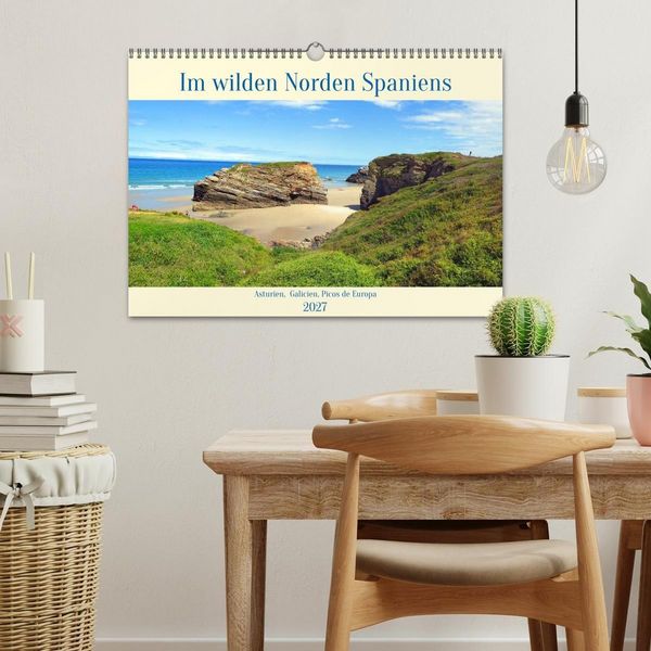 Produktbild: Im wilden Norden Spaniens, Asturien, Galicien, Picos de Europaa (Wandkalender 2027 DIN A3 quer), CALVENDO Monatskalender