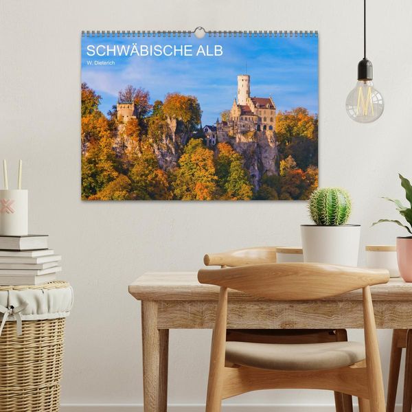Produktbild: SCHW&Auml;BISCHE ALB W.Dieterich (Wandkalender 2026 DIN A3 quer), CALVENDO Monatskalender