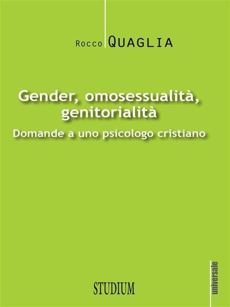 Produktbild: Gender, omosessualit&agrave;, genitorialit&agrave;