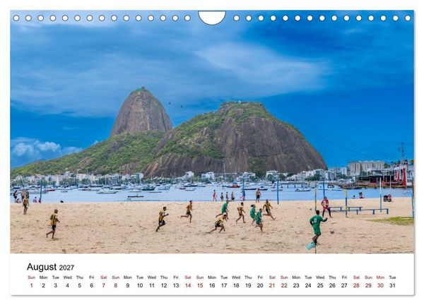 Produktbild: RIO DE JANEIRO Contrasts. Colors. Light. (Wall Calendar 2027 DIN A4 landscape), CALVENDO 12 Month Wall Calendar
