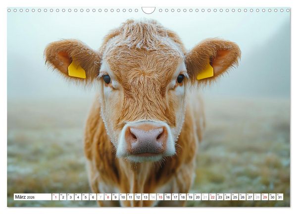 Produktbild: K&Uuml;HE AUF DER ALM &ndash; Der Kalender aus Bayern (Wandkalender 2026 DIN A3 quer), CALVENDO Monatskalender